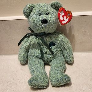 Shamrock the Bear 2001 Ty Beanie Baby Plush